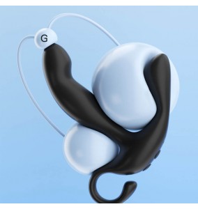 MizzZee - Aladdin Finger Pull Prostate Massager (Chargeable - Black)